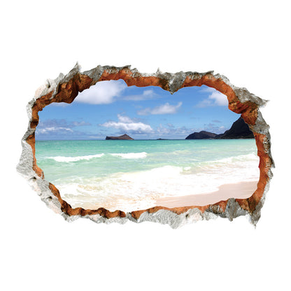Adesivo paesaggio spiaggia