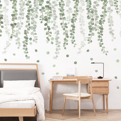 Adesivo ramo verde stile nordico