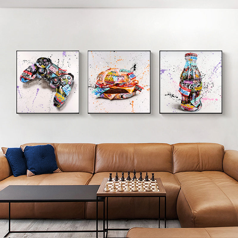 Quadro street art con graffiti