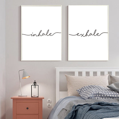 Quadro nordico bianco nero