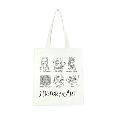 Borsa tela stile gatto d'arte