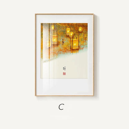 Quadro paesaggio minimalista
