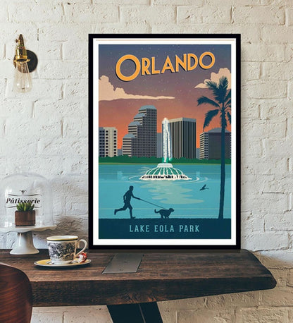 Poster canvas viaggio nel mondo