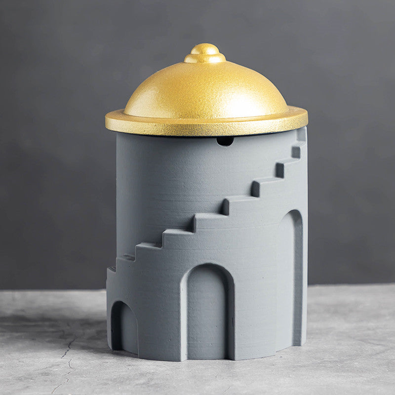 Posacenere nordico con coperchio