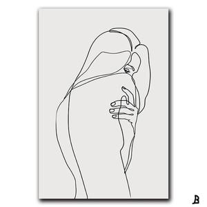 Quadro Donna Minimale