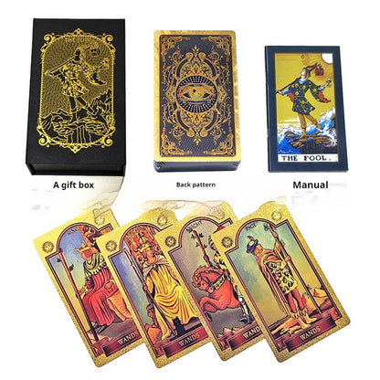 Scatola regalo tarocchi dorati
