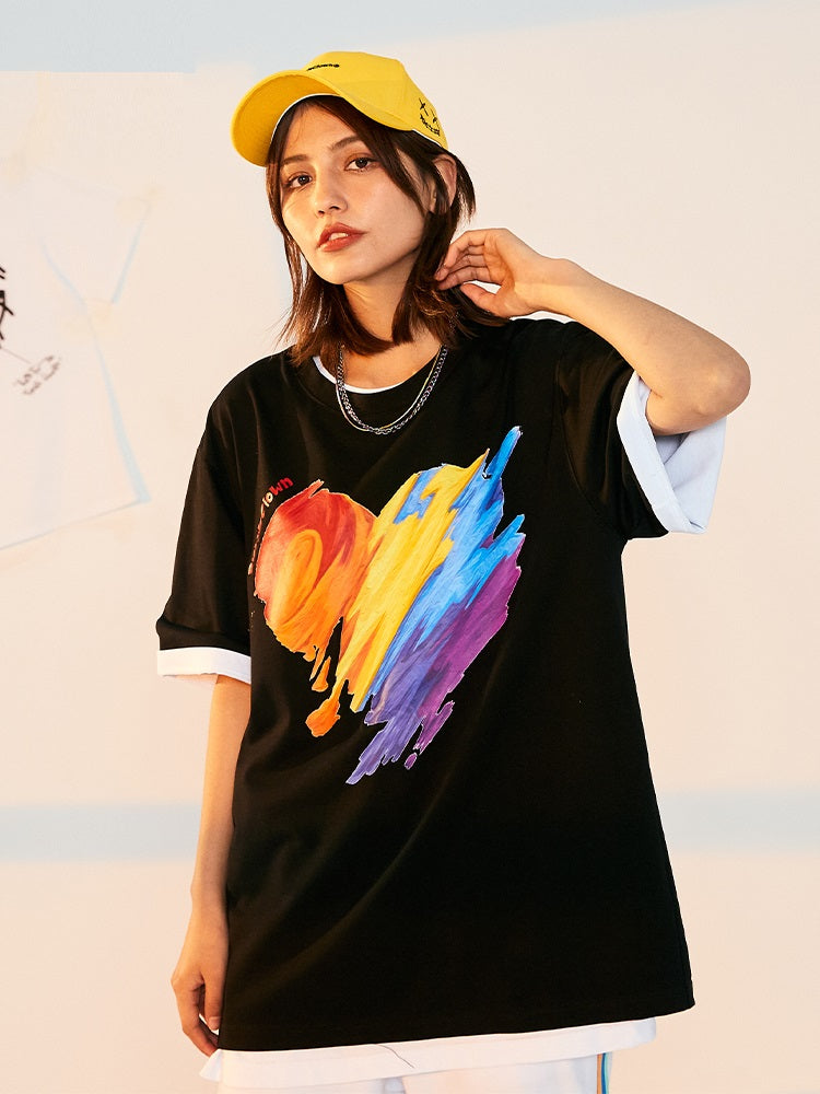 T-shirt Pagliaccio Arcobaleno Graffiti