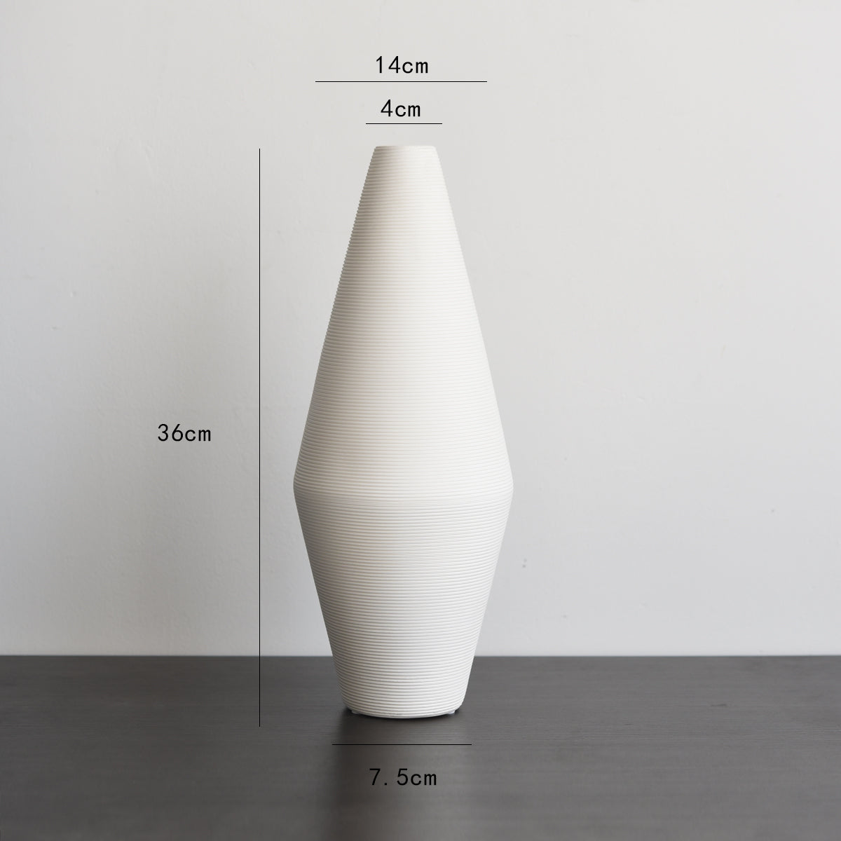 Vaso smaltato minimalista
