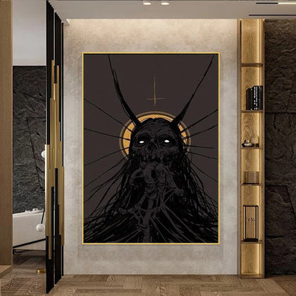 Adesivo murale Mostro nero