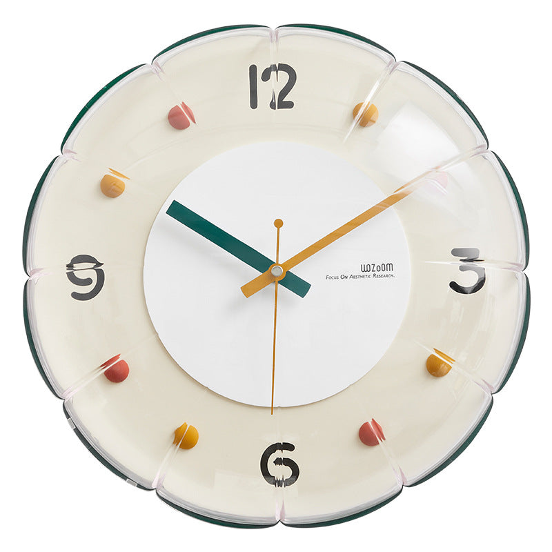 Orologio da parete Sagoma goccia rossa