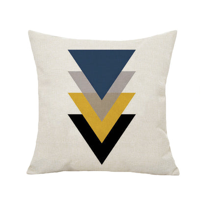 Cuscino Lino Geometrico