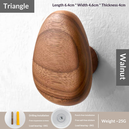 Gancio legno stile nordico