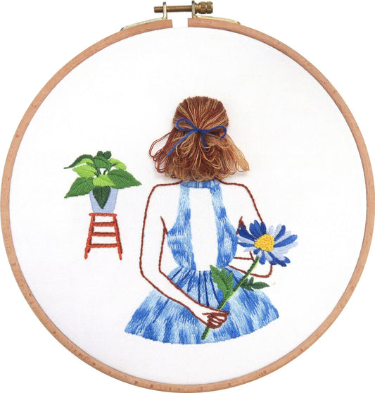 Arazzo Ragazza che danza con bouquet