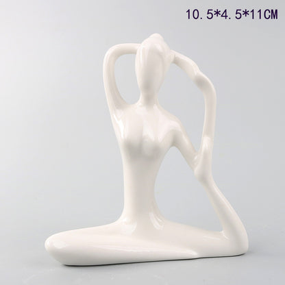 Scultura ragazza yoga