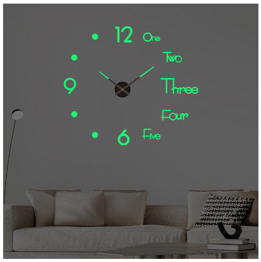 Orologio da parete Gold numeri scritti