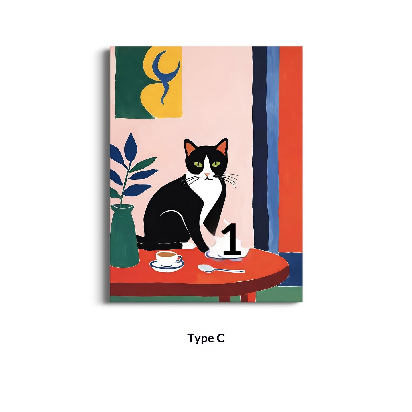 Quadro tela gatto