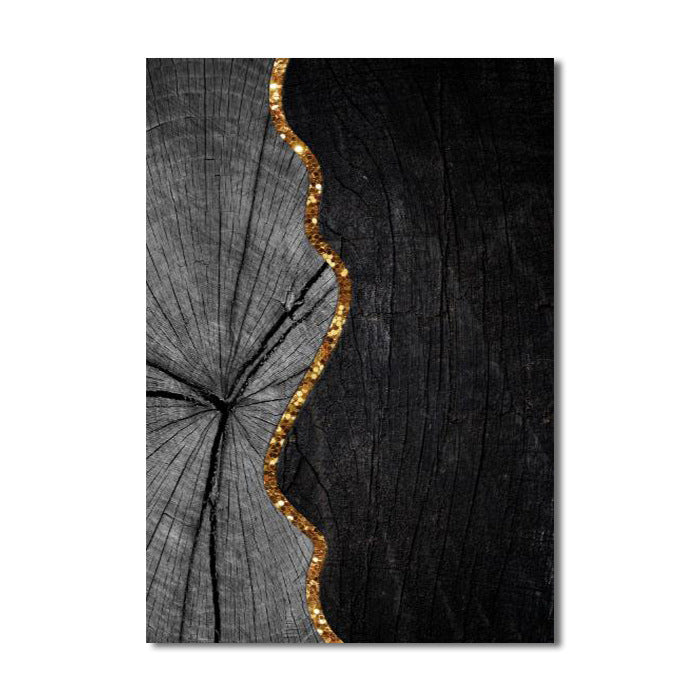 Quadro legno astratto