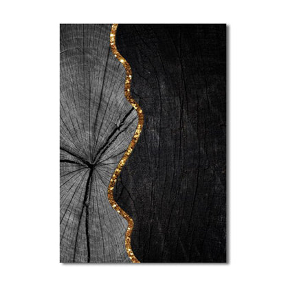Quadro legno astratto