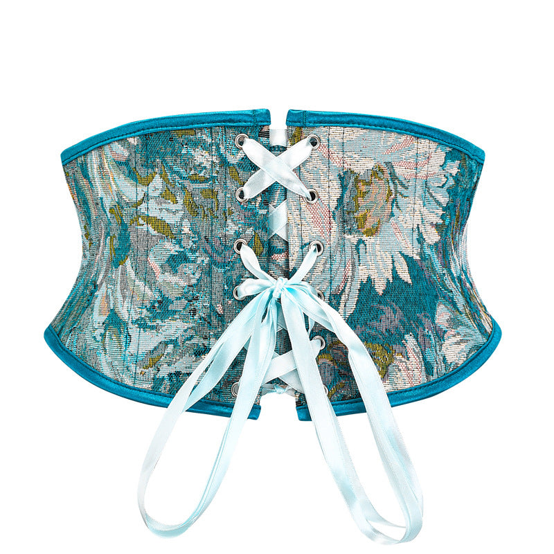 Corsetto stampa floreale