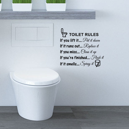 Adesivo murale bagno