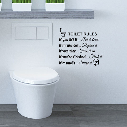 Adesivo murale bagno