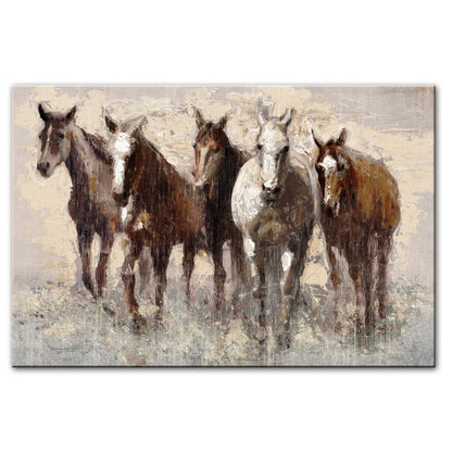 Quadro Cavallo astratto