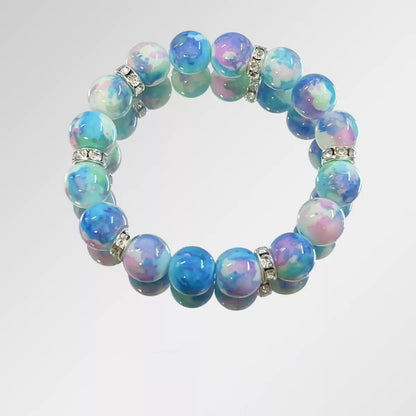 Bracciale Fiorita Blu Viola