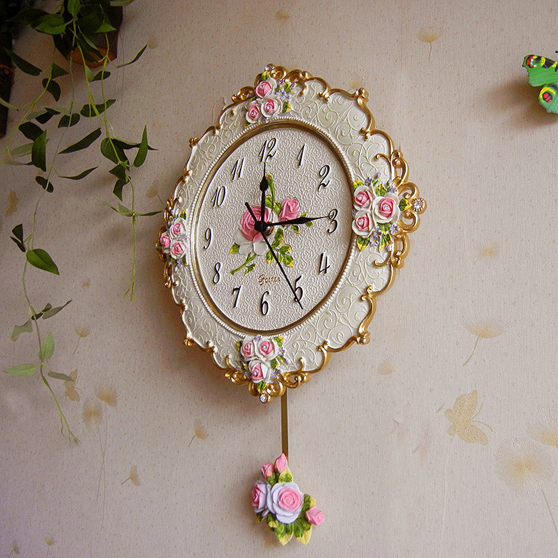 Orologio da parete Barocco perle lusso