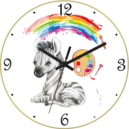 Orologio da parete Leone arcobaleno