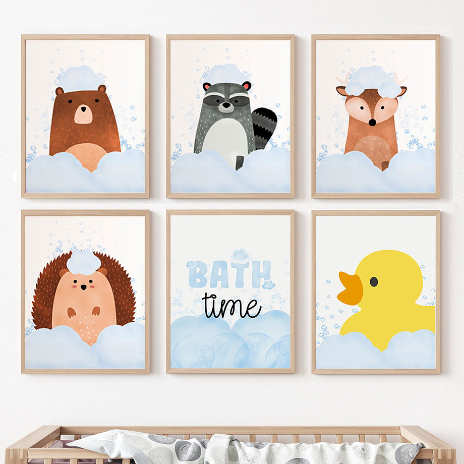 Quadro Animali della Foresta