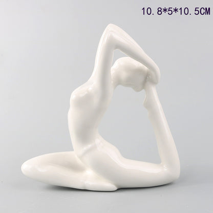 Scultura ragazza yoga