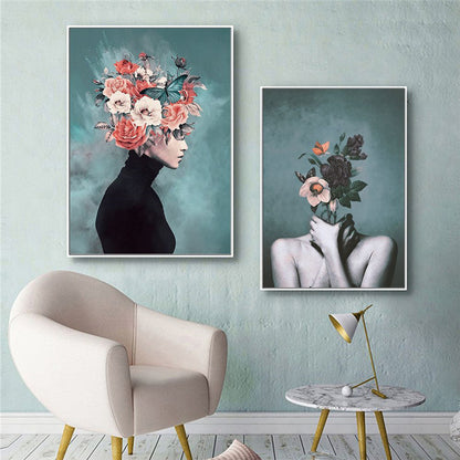 Quadro Floreale Astratto