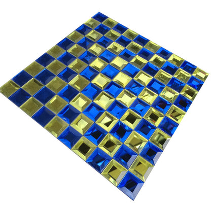 Specchio murale a mosaico