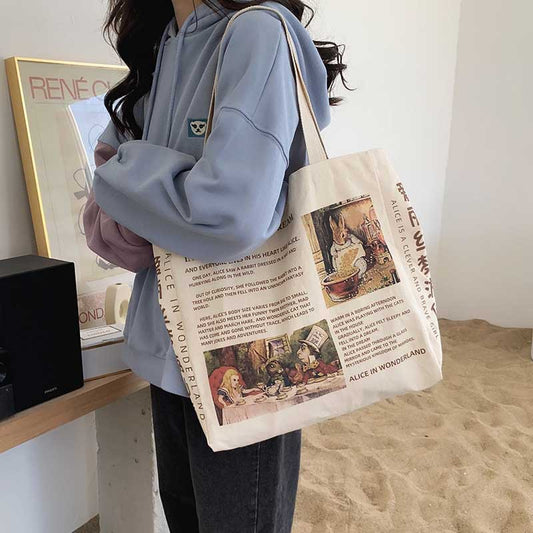 Borsa Tela a Spalla Retrò