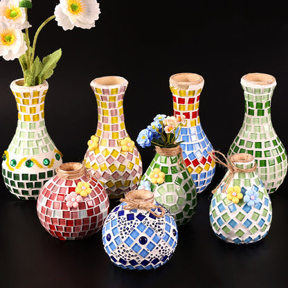 Vaso mosaico fai da te
