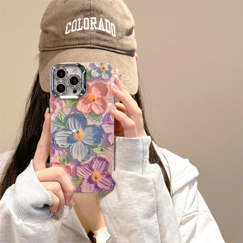 Custodia telefono fiori