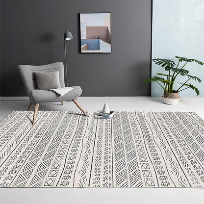 Tappeto losanghe turchese grigio beige