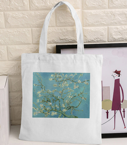 Borsa tela multicolore stampe varie