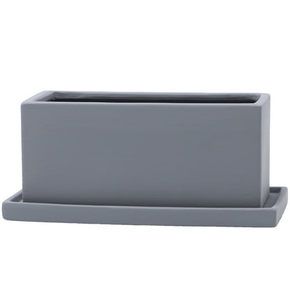 Vaso rettangolare ceramica