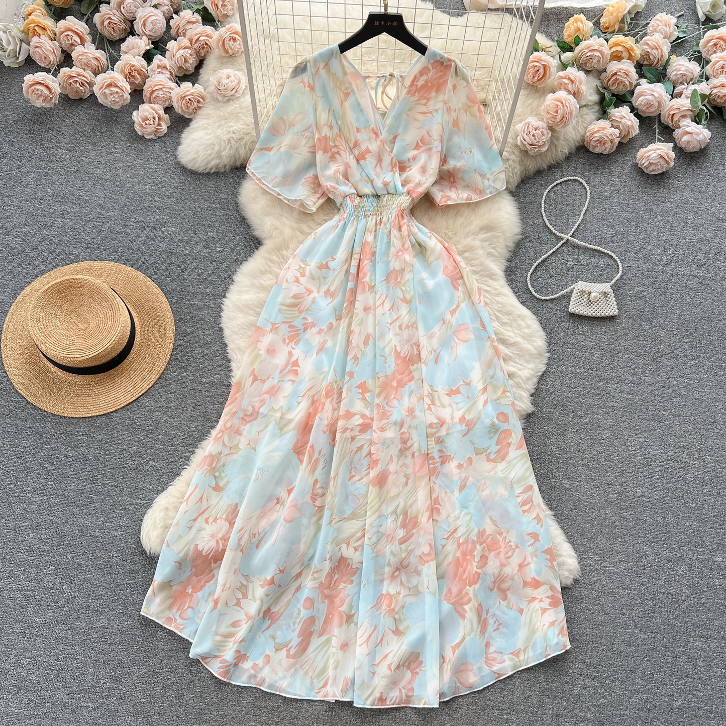 Vestito Stampa Retro