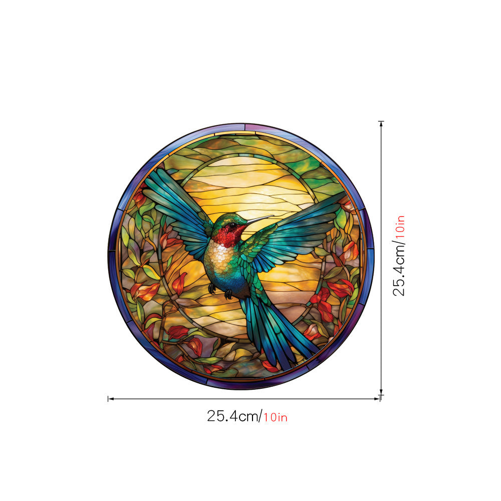 Adesivo colibrì removibile