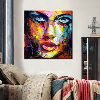 Quadro su tela Volto donna pop art