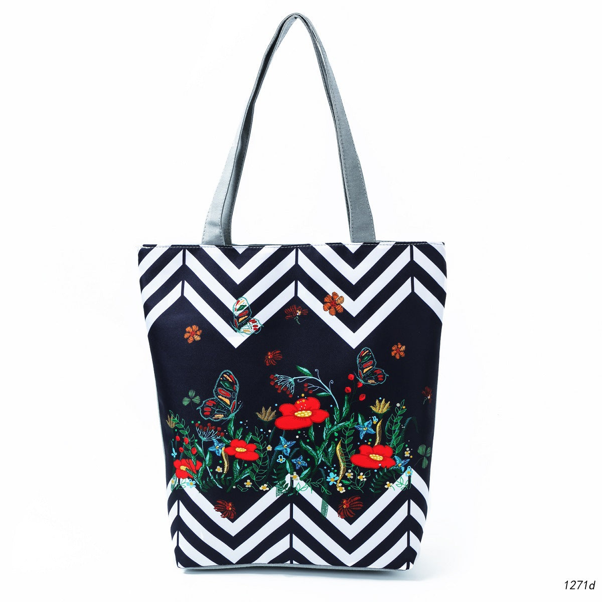 Borsa a spalla stampa pittura