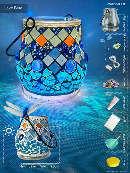 Kit portacandela mosaico