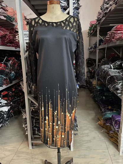 Vestito Mosaico Pizzo