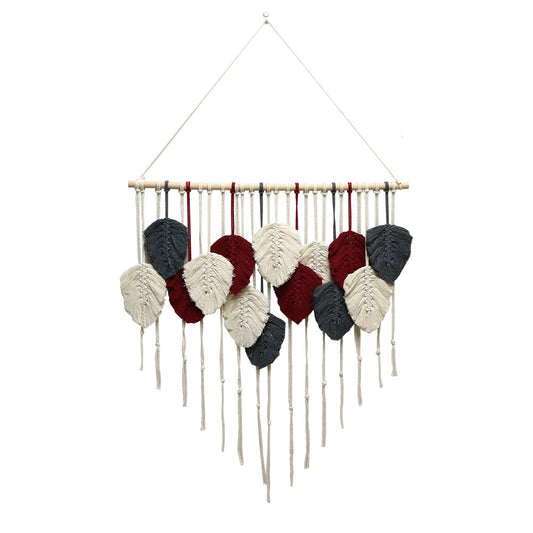 Arazzo Macramé con frange colorate