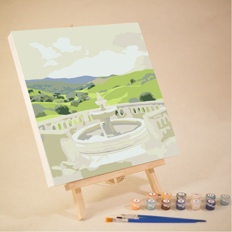 Quadro Paesaggio Floreale
