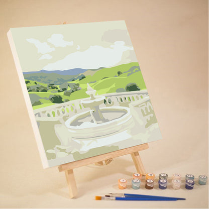 Quadro Paesaggio Floreale