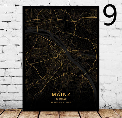 Poster città tedesca