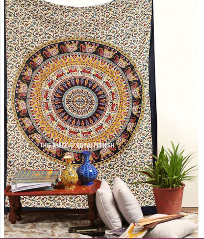 Tessuto murale mandala